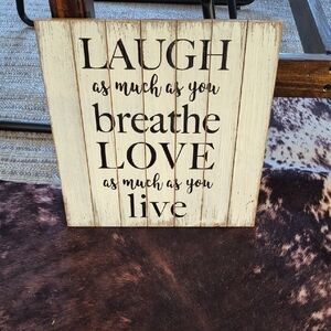 Rustic White and Black Motivational Wall Art